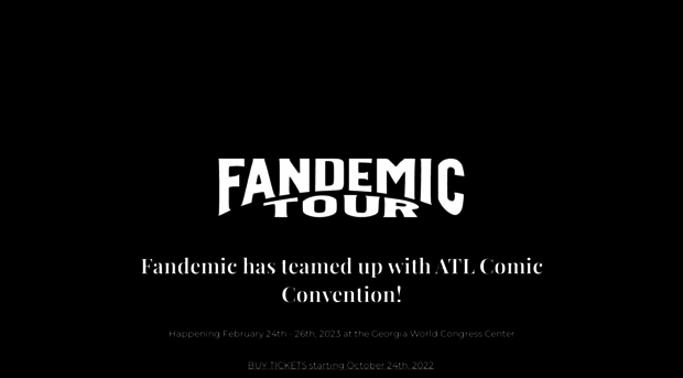 fandemictour.com