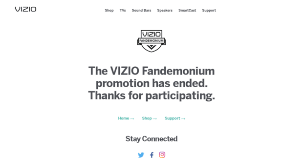 fandemonium.vizio.com