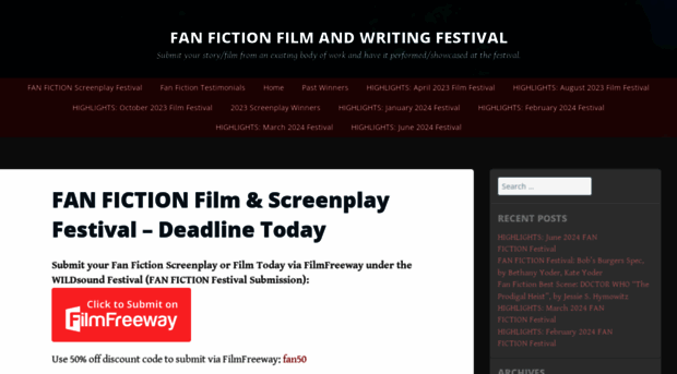 fanfictionfestival.com