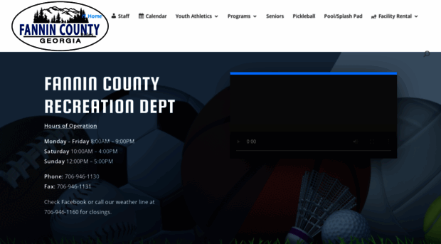 fannincountyrecdept.org