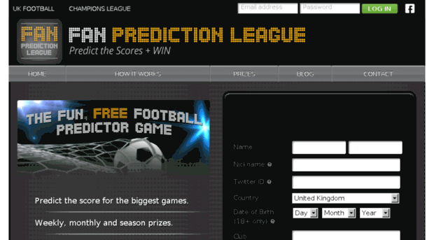 fanpredictionleague.com