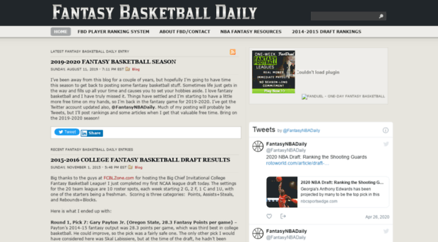 fantasybasketballdaily.com