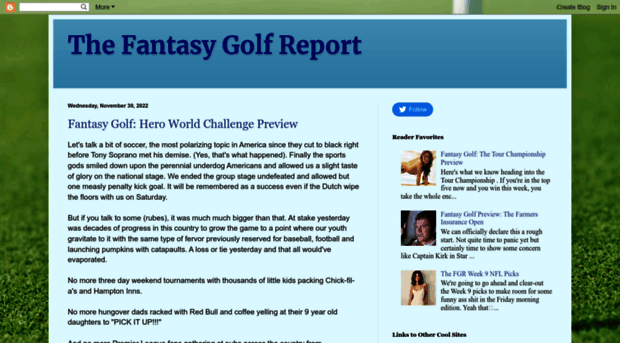 fantasygolfreport.com