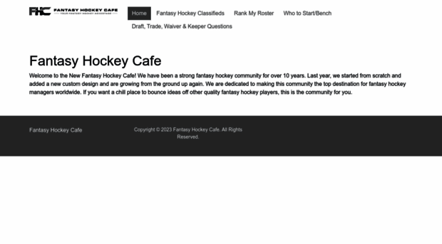 fantasyhockeycafe.com