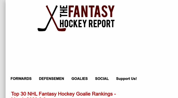 fantasyhockeyreport.com