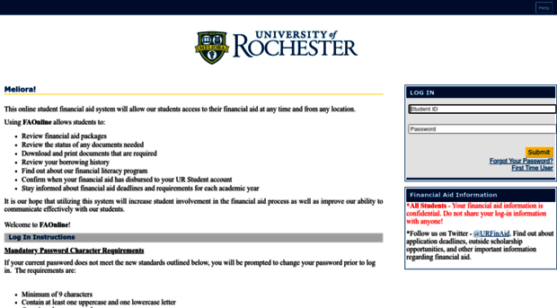 faonline.rochester.edu