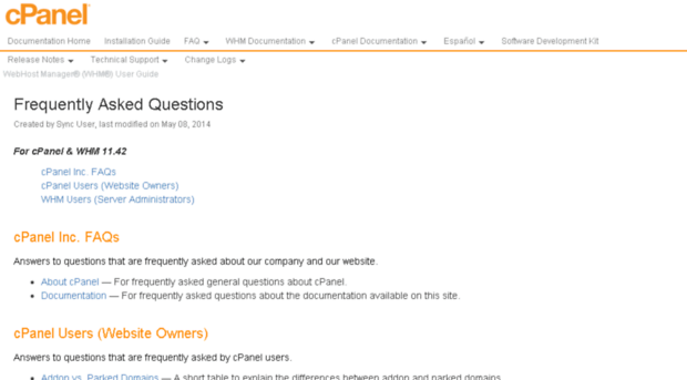 faq.cpanel.net