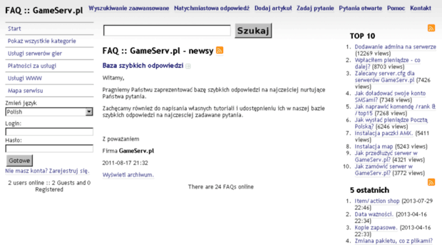 faq.gameserv.pl