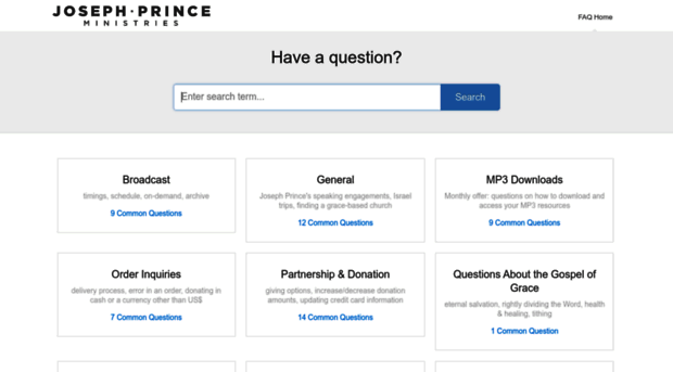 faq.josephprince.org