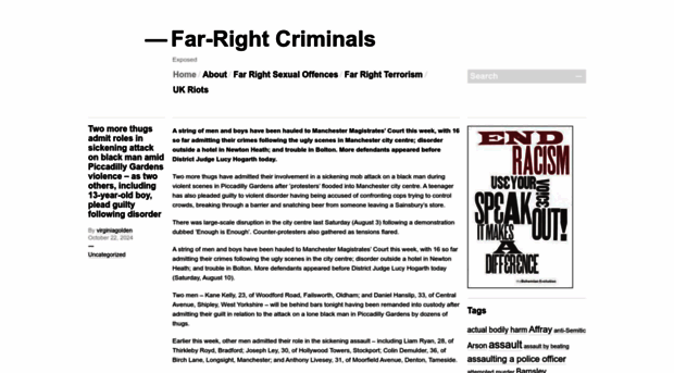 far-rightcriminals.com