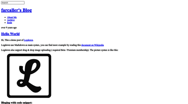 farcaller-blog.logdown.com