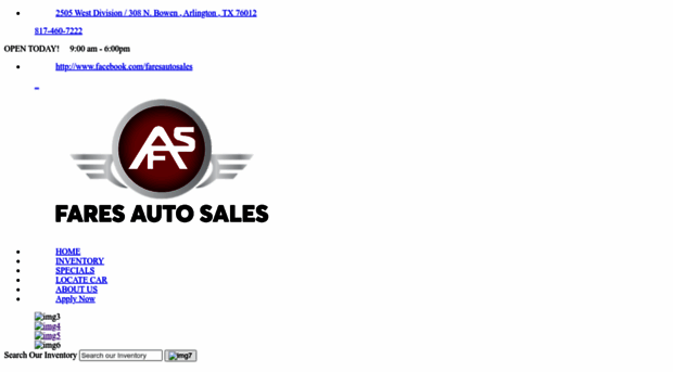 faresautosales.com