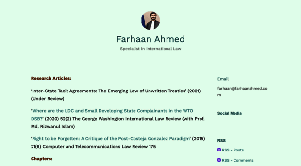 farhaanahmed.com