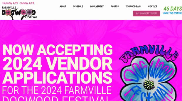 farmvilledogwoodfest.com