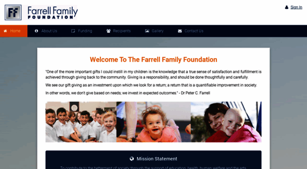 farrellfamilyfoundation.com