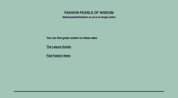 fashionpearlsofwisdom.co.uk