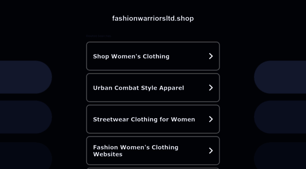 fashionwarriorsltd.shop