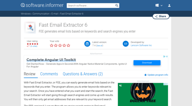 fast-email-extractor-6.software.informer.com