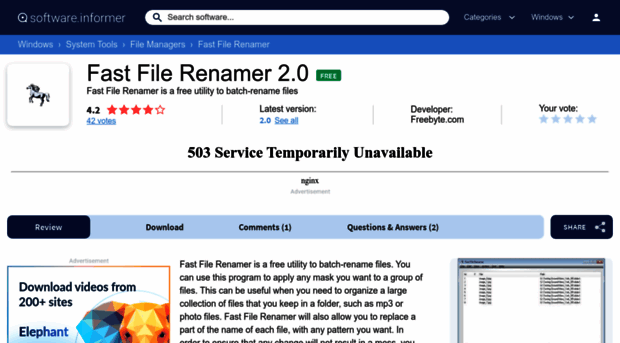 fast-file-renamer.software.informer.com