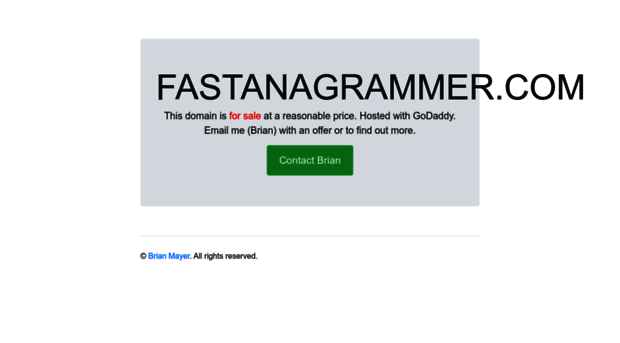 fastanagrammer.com