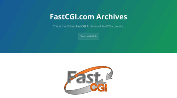 fastcgi-archives.github.io