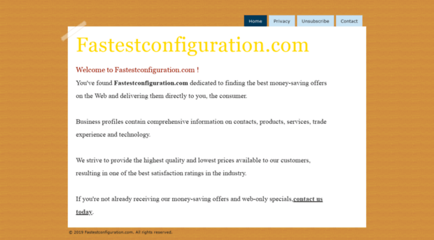 fastestconfiguration.com