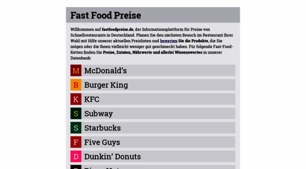 fastfoodpreise.de