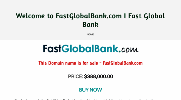 fastglobalbank.com