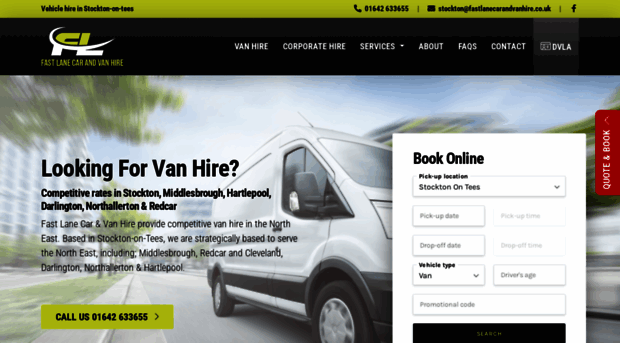 fastlanecarandvanhire.co.uk