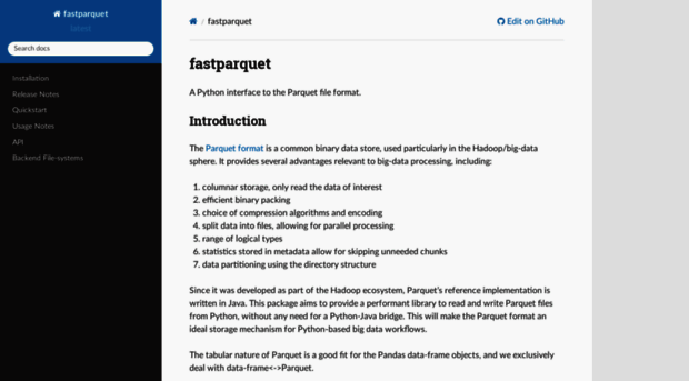 fastparquet.readthedocs.io