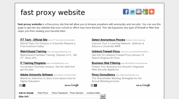 fastproxywebsite.info