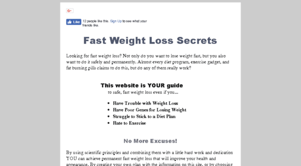 fastweightlosssecrets.com