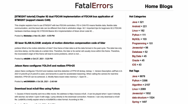 fatalerrors.org