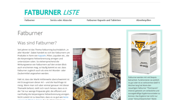 fatburnerliste.com