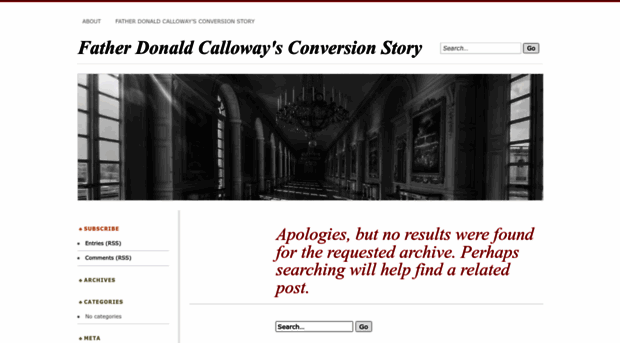 fatherdonaldcallowaysconversionstory.wordpress.com