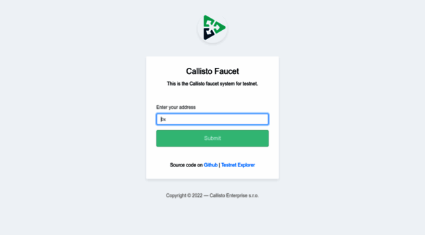 faucet.callisto.network