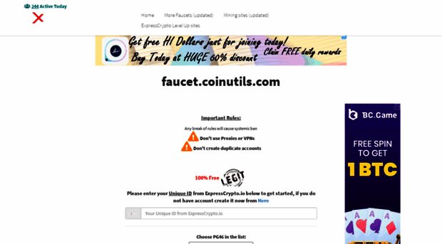 faucet.coinutils.com