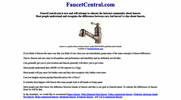 faucetcentral.com