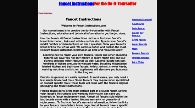 faucetinstructions.com