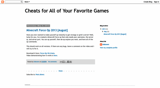 favoritegamecheats.blogspot.com