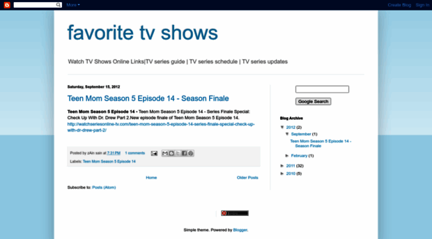 favoritetv-shows.blogspot.com