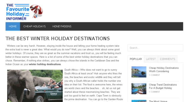 favouriteholidaydestinations.com