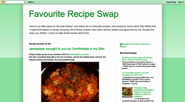 favouriterecipeswap.blogspot.com