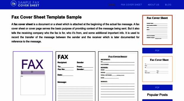 faxcoversheettemplate.com