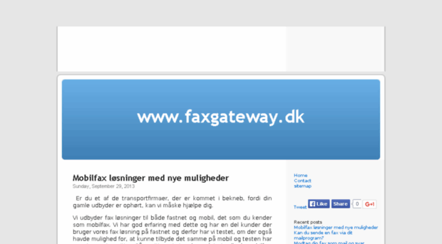 faxgateway.dk