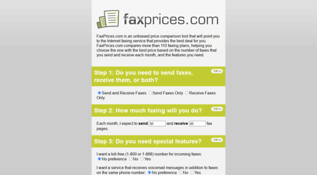 faxprices.com