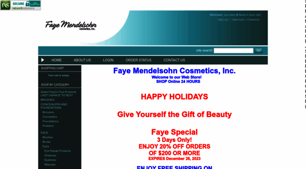 fayecosmetics.com