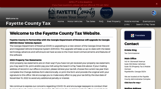 fayettecountytaxcomm.com