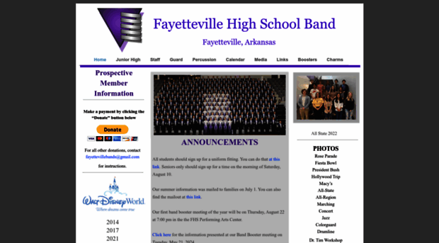 fayettevilleband.com