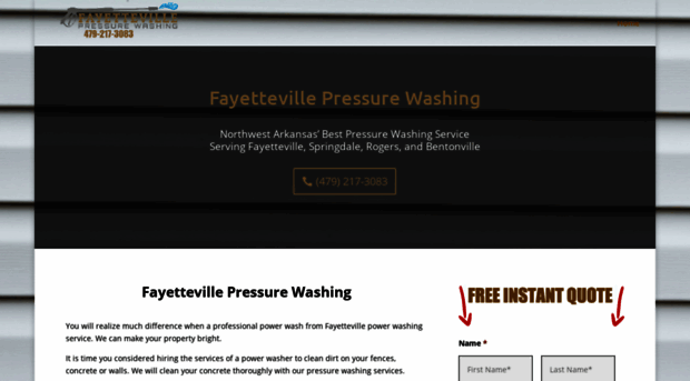 fayettevillepressurewash.com